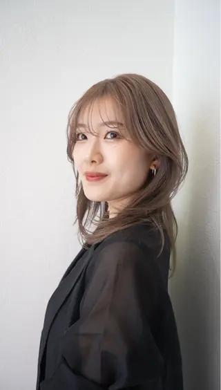 ロング カラー ボブ/ミディアム sakuのヘアスタイル