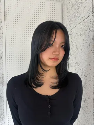 セミロング Steed Tokyo所属・Steed /立川/ レイヤー/futahのヘアスタイル