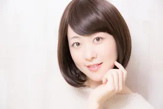 ミディアム パーマ カラー 頭皮ケア&髪質改善 美容室Atomのヘアスタイル