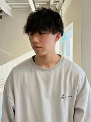 ショート フェザーショート パーマ/RYOTAのヘアスタイル