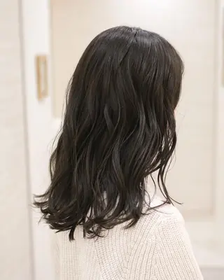 ロング カラー 斉藤 貴也のヘアスタイル