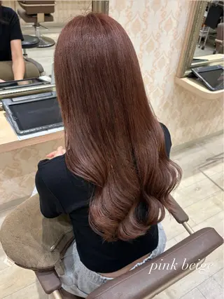 ロング カラー 韓国ヘア🧸髪質改善 🧸きくちみさきのヘアスタイル