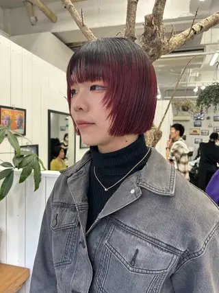 ショート カラー メンズ Henmi Harukaのヘアスタイル