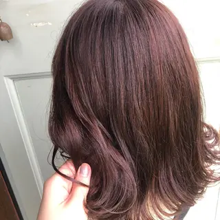 ミディアム かわい りなのヘアスタイル