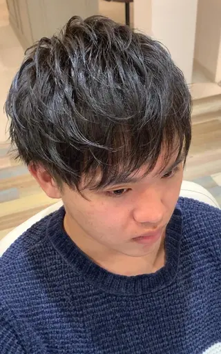 ショート メンズ 【男性専門】岩崎凌 ✂︎楽しい時間を!のヘアスタイル