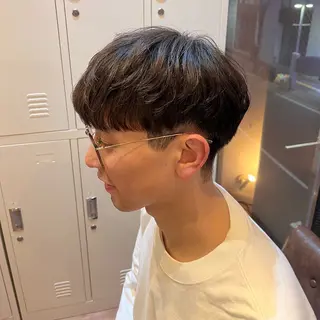 パーマ メンズ 似合わ顔周りカット /aira🍒のヘアスタイル