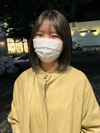 ミディアム カラー 三谷はるな /名古屋/本山のヘアスタイル