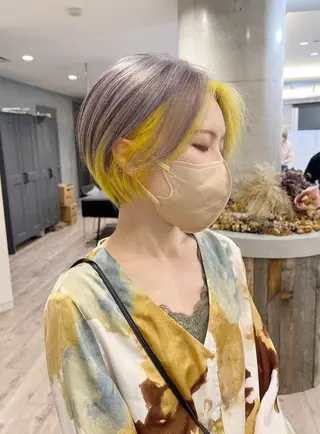 ショート ケアブリーチ🌟 ♢WATARU♢のヘアスタイル