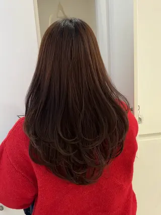 ロング MOMOHA/ 🍑レイヤーカットのヘアスタイル
