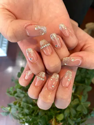 ネイル crystal ⭐︎ colorのネイルデザイン