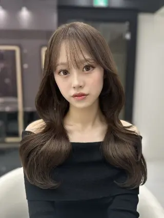 ロング 新宿/韓国レイヤー/ 髪質改善/ 佐藤のヘアスタイル