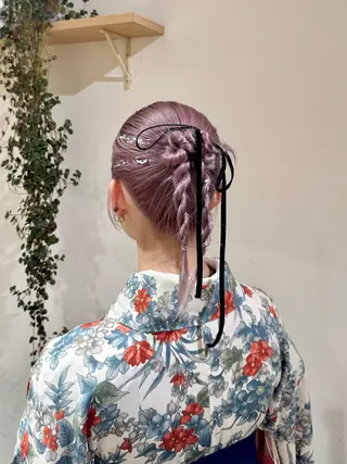 ヘアアレンジ 𝙎𝙚𝙞𝙧𝙖 ☆カット/パーマのヘアスタイル