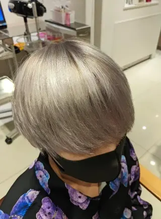 カラー メンズ 橋本 健聖のヘアスタイル