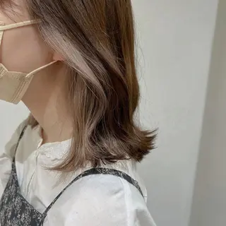 ミディアム カラー Yuka/Aujua ソムリエ/髪質改善のヘアスタイル