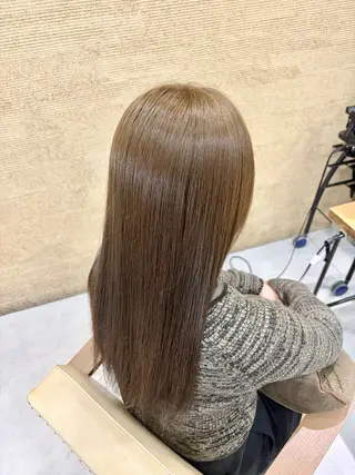 ロング カラー ブリーチなしwカラー /艶カラー/oukaのヘアスタイル