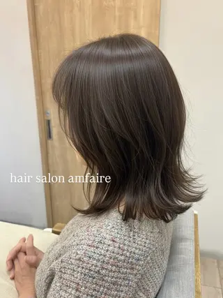 ミディアム shimizu .のヘアスタイル