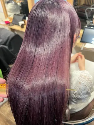 セミロング カラー 浦山 和之のヘアスタイル