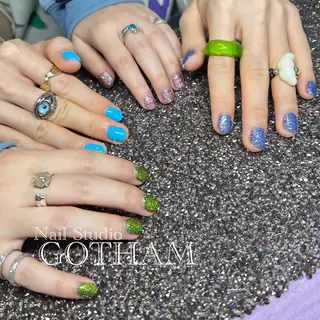 ネイル 高円寺駅からすぐ🌈 ネイルGOTHAMのネイルデザイン