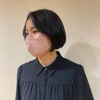 ショート カラー io濱川 遥のヘアスタイル