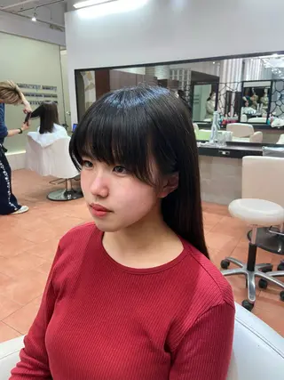ロング カラー ヘアアレンジ 艶髪🪄透明感カラー 井戸大喜のヘアスタイル