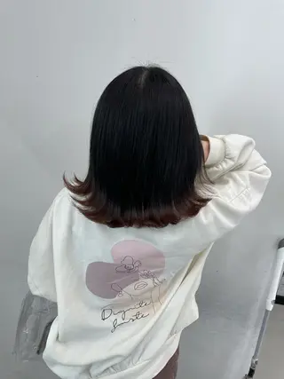 ミディアム カラー ⭐️無料！カット モデル募集⭐️夕貴のヘアスタイル
