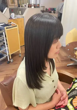 ロング 望月 千絵のヘアスタイル