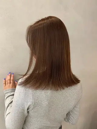 ミディアム カラー ヘアアレンジ 表参道/ボブカット 岩倉稜真のヘアスタイル