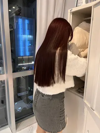 セミロング カラー ヘアアレンジ 愛されカラー🩷 はるなのヘアスタイル