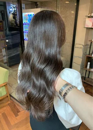 ロング カラー 矢野 晃平のヘアスタイル