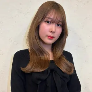 ロング カラー 透明感カラー/ くびれヘア/ユウユのヘアスタイル