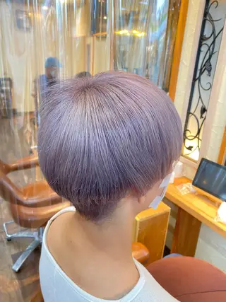 ショート カラー パーマ ヘアアレンジ メンズ キッズ ネイル マツエク・マツパ 🌈髪質改善・美髪矯 正・平野瀬乃🌈のヘアスタイル