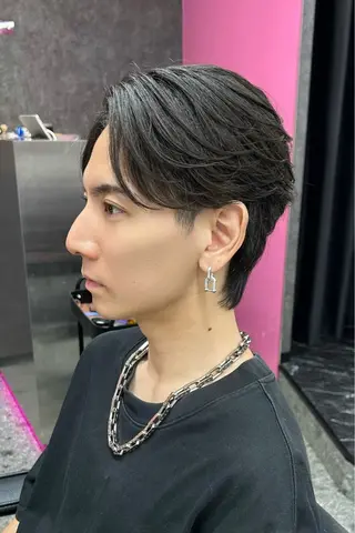 ショート カラー メンズ メンズスタイリスト 前田雄輝のヘアスタイル