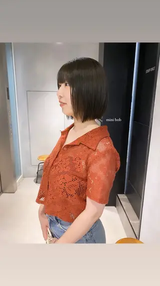 ミディアム カラー マンツーマン半個室 tamuraのヘアスタイル