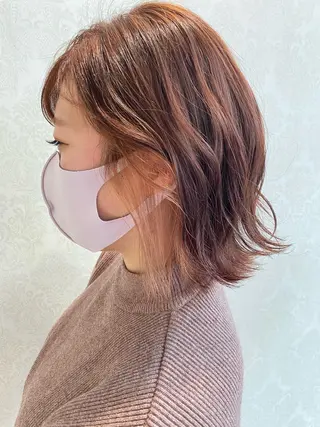 ショート カラー デザインカラー✨新倉 佑奈のヘアスタイル