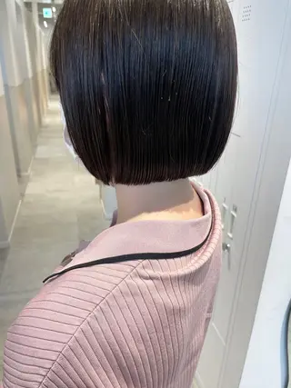 ショート 抜け感ボブ×パーマ ｜kazaneのヘアスタイル
