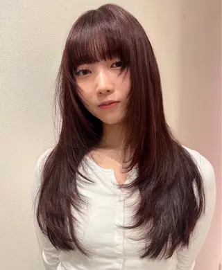 ロング カラー Fleur 西 優希のヘアスタイル