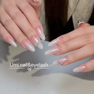 ロング Umi nail& eyelash ゆみのネイルデザイン