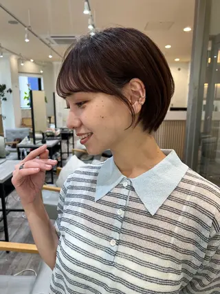 ショート 羽田 ひろむのヘアスタイル