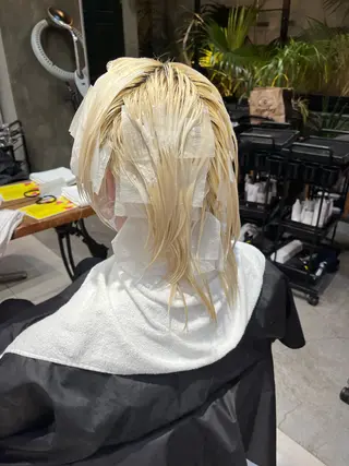 カラー ブリーチ/縮毛矯正 ❤️‍🔥シンノスケのヘアスタイル