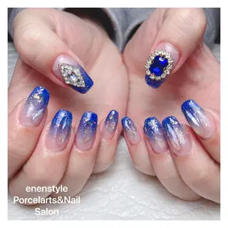 ミディアム ネイル 👑enen style👑のネイルデザイン