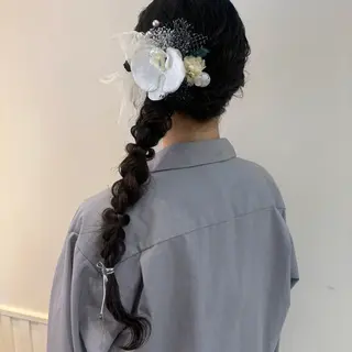 ヘアアレンジ ブリーチモデル募集中 𓂃⟡.·　サヤのヘアスタイル
