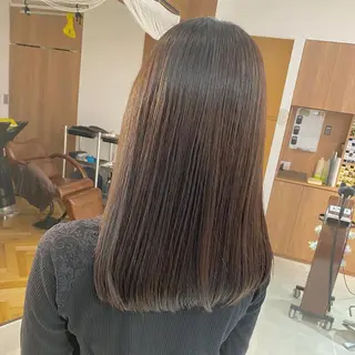 セミロング 髪質改善特化 安東駿介のヘアスタイル