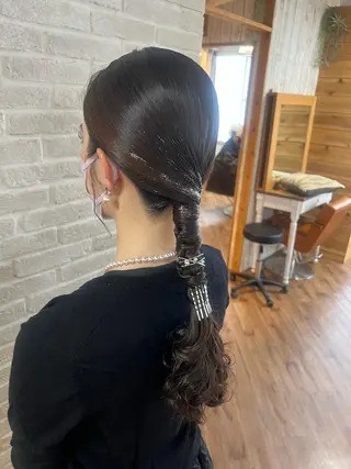 ロング ヘアアレンジ Topstylist YUKIのヘアスタイル