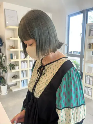 ショート 長山 茉白のヘアスタイル