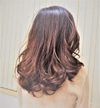 ロング カラー パーマ 山田 達也のヘアスタイル