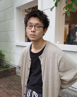 ショート パーマ メンズ 🌀パーマ特化 美容師🌀/しゅんのヘアスタイル
