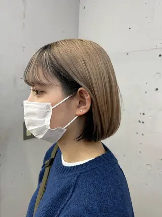 ショート カラー 🌈艶髪ベージュ🌈 ユウトのヘアスタイル