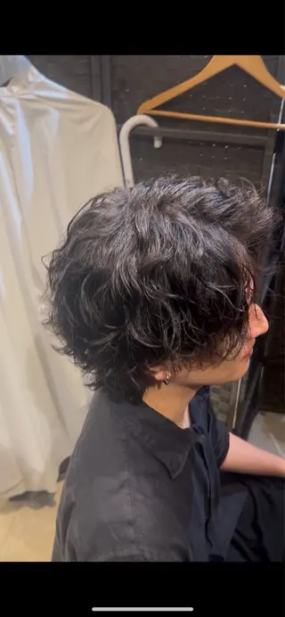 パーマ メンズ 松波慧太/✨縮毛矯正 ✨/✨ダブルカラー✨のヘアスタイル