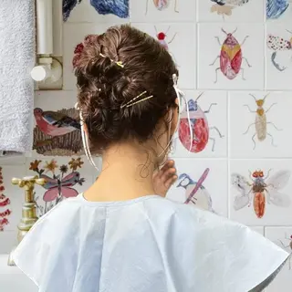 カラー もりしま あやかのヘアスタイル