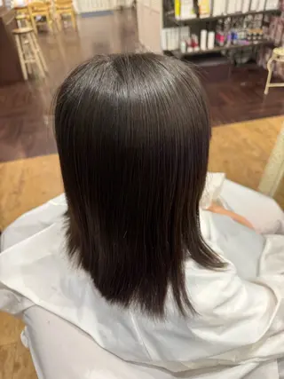 ミディアム 正路 彩夏のヘアスタイル